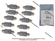 Лампа светодиод 12V5W SV8.5-8 Nord YADA 6SMD 5730 с радиатором и обманкой белая|Код 4820