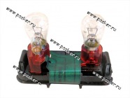 Плата заднего фонаря 2110 левая угол в сборе AVKOPRO|Код 48396