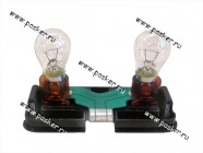 Плата заднего фонаря 2110 левая/правая квадрат в сборе AVKOPRO|Код 48397