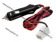 Провод питания фонаря Такси в прикуриватель L-1,5м АВТОЭЛЕКТРОНИКА с предохранителем и индикатором|Код 48954