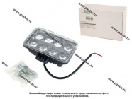 Фара светодиодная прямоугольная 24W 10-30V Nord YADA 4D линза дальний свет|Код 4912