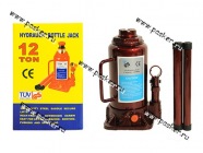 Домкрат гидравлический 12т бутылочный 210-395мм|Код 4953