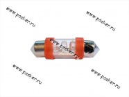 Лампа светодиод 12V5W SV8.5-8 Nord YADA 3LED красная|Код 49617