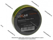 Изолента LECAR 19ммХ20м ПВХ желто-зеленая|Код 50537