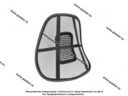 Накидка на сиденье массажная Nova Bright 47822 опора под поясницу сетчатая с массажером чёрная|Код 50550