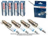 Свеча BOSCH LADA Largus ГАЗ Соболь Hyundai Sonata Kia Rio Peugeot EAT Skoda Octavia FR78 Super-4 [упаковка 4 шт.]|Код 50785