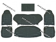 Чехлы 2105 велюр/кожзам|Код 5091