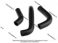 Патрубки радиатора Газель Бизнес дв. УМЗ 4216 Евро 3, 3шт LECAR|Код 50964