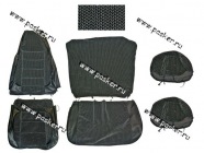 Чехлы Газель 3 места велюр/кожзам|Код 5134