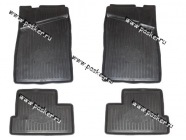 Коврики Daewoo Nexia с 1995г резиновые AgateK|Код 51444