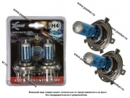 Лампа галоген 12V H4 60/55W P43t  Xenite Super White 2 шт|Код 51613