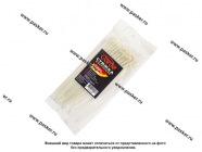 Хомут пластмассовый 4х200 ленточный Garde 100шт белый WT4200|Код 51836