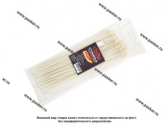 Хомут пластмассовый 5х300 ленточный Garde 100шт белый WT5300|Код 51867