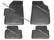 Коврики Daewoo Matiz с 1995г резиновые AgateK|Код 52512