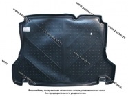 Коврик в багажник Chevrolet Lanos с 1996г пластик Comfort|Код 52977