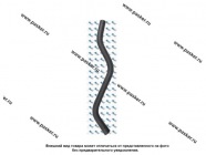 Патрубок расширительного бачка 2110 KRAFT KT 885847|Код 53186