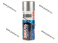 Краска для двигателя Серебряная KUDO KU-5132 520мл аэрозольная|Код 53576