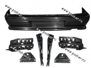 Бампер 2115 Кампласт-Т задний жесткий в сборе с кронштейнами под окраску|Код 537