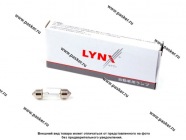 Лампа 12V10W T11X35 SV8.5 LYNXauto L13510 [упаковка 10 шт.]|Код 5442