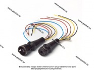 Колодка соединительная заднего фонаря Газель с 6 проводами мама + папа|Код 55120