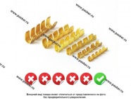 Скоба соединительная для скрепления проводов суммарным сечением 15-2,5 кв мм SLON [упаковка 100 шт.]|Код 55150