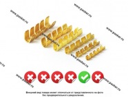 Скоба соединительная для скрепления проводов суммарным сечением 2,5-4,0 кв мм SLON [упаковка 100 шт.]|Код 55153