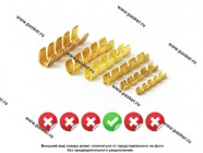 Скоба соединительная для скрепления проводов суммарным сечением 4,0-6,0 кв мм SLON [упаковка 100 шт.]|Код 55154