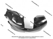 Подкрылок Renault Kaptur передний правый АКПП 2015- Comfort|Код 55753