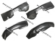 Подкрылки Chevrolet Lanos полиэтилен|Код 56274