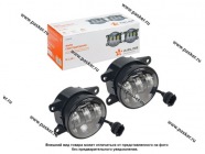 Фара светодиодная круглая 45W 12/24V AIRLINE регулируемая световая граница 2шт ALED078|Код 56814