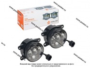 Фара светодиодная круглая 45W 12/24V AIRLINE регулируемая световая граница 2шт ALED079|Код 56816