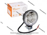 Фара светодиодная круглая 12W 12/24V AIRLINE 4LED рассеиваемый поток свет ALED002|Код 56898