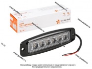 Фара светодиодная прямоугольная 18W 12/24V AIRLINE 6LED рассеиваемый поток света ALED007|Код 56901