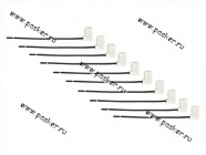 Колодка соединительная изолированная для флажковой клеммы серии 6,3 мм 8011 с проводом АВТОЭЛЕКТРОНИ|Код 58257
