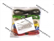 Провод монтажный ПГВА Ф1,5 мм 3 метра 7 цветов Радуга AVKOPRO|Код 58264