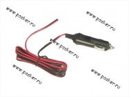 Разъем в прикуриватель с предохранителем и проводом 2*0,35*2м AVKOPRO|Код 58275