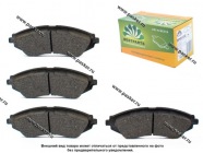 Колодки тормозные Chevrolet Lacetti Daewoo Nexia 16v R14 передние BESTPARTS BP001332|Код 58333