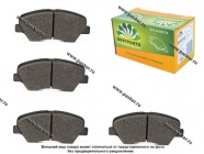 Колодки тормозные Hyundai Solaris Kia Rio 11 передние BESTPARTS BP001327|Код 58356