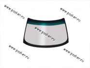 Стекло ветровое 2110 КМК GLASS 3-х слойное атермальное с полосой и шелкографией VAZT0058|Код 58430