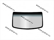 Стекло ветровое 3302 КМК GLASS 3-х слойное с полосой и шелкографией GAZT0016|Код 58432