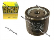 Фильтр масляный Ford Focus 2 Fusion 1.4-1.6L MANN W712/81/W7008|Код 58830