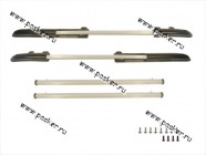 Багажник 1117 Калина рейлинги продольные на крышу + 2 поперечины серебро|Код 58904