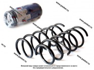 Пружина подвески Nissan Almera G15RA ФОБОС передняя усиленная 38175 [упаковка 2 шт.]|Код 59131