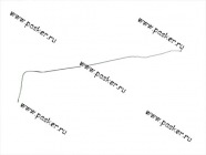 Трубка топливопровода 2110-12 магистральная 2112-1104034|Код 59551