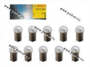 Лампа 12V10W BA15s BOSCH 203 [упаковка 10 шт.]|Код 60189