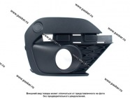 Облицовка бампера переднего Lada Largus FL рамк под п/фары правая|Код 60404