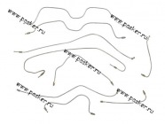 Тормозные трубки 2121 без магистральной 9шт 2121-3506000|Код 6045
