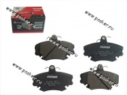 Колодки тормозные Renault Logan Clio Megane передние c ABS FENOX BP43002O7|Код 60573