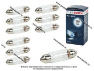 Лампа 12V5W SV8.5-8 35мм BOSCH 211 [упаковка 10 шт.]|Код 60779