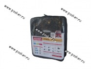 Чехлы Газель AUTOPROFI GAZ-002 CYCLONE жакард черные/серые|Код 61322